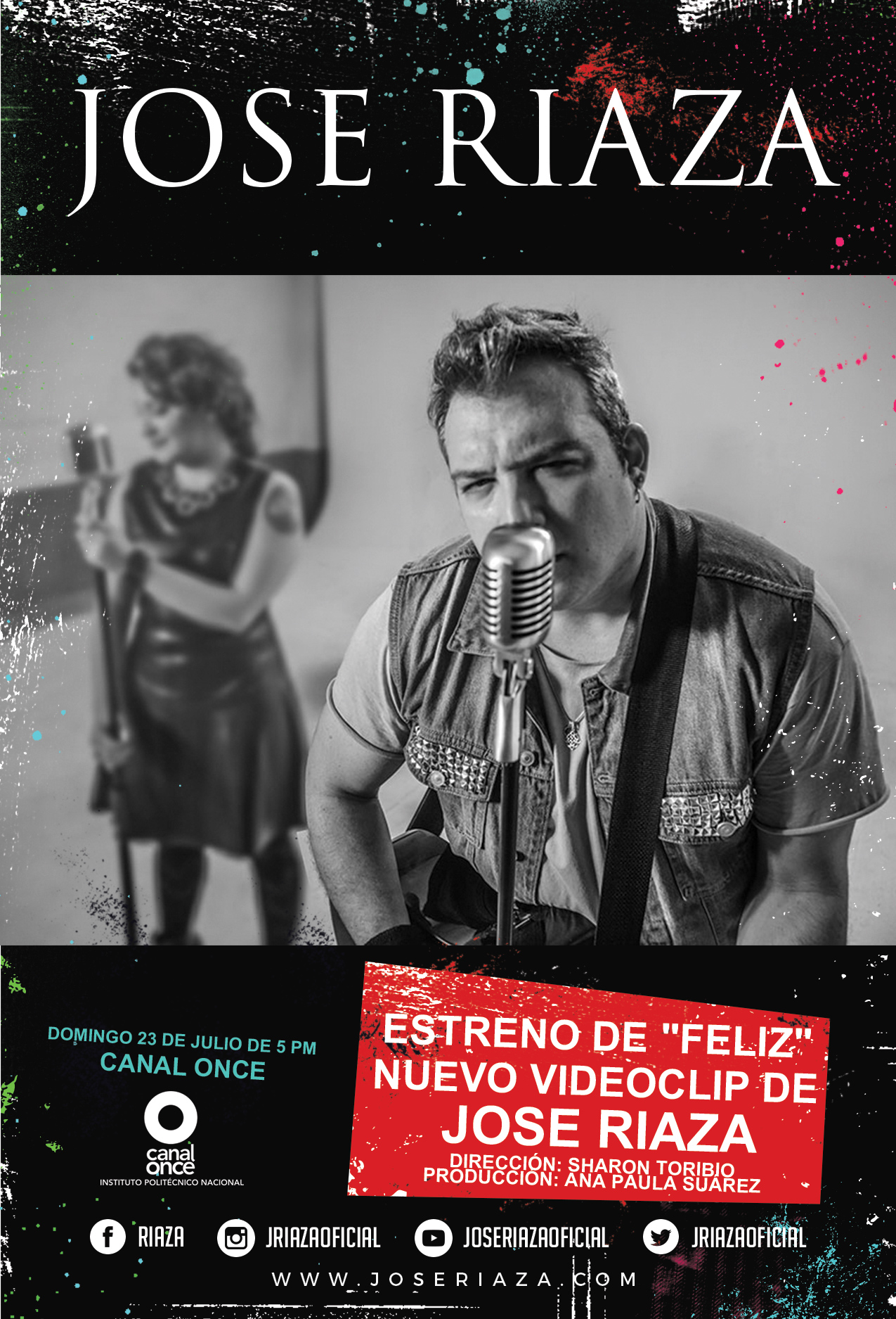 "FELIZ", EL NUEVO VÍDEO DE JOSE RIAZA